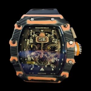 RM 11-03 Orange Black Men's Watch